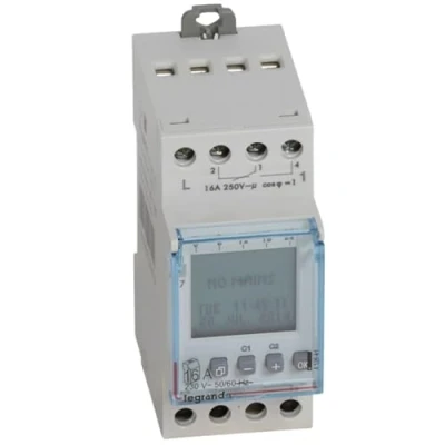 Imagen de legrand 412641 Interruptor Programable, Blanco, 0