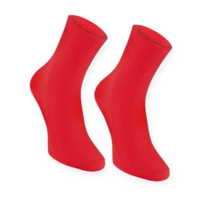 Imagen de Rainbow Socks Hombre Mujer Calcetines Diabéticos Sin Elasticos 1 Par Rojo Talla 44 46