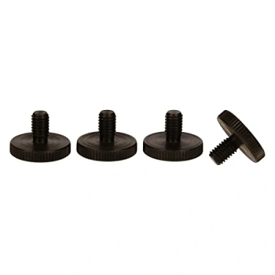 Imagen de PrecisionGeek Cabeza grande Tornillo para pulgar de Acero Ennegrecido M6 x 10mm 4pz
