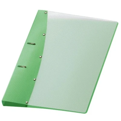 Imagen de VELOFLEX 1141441 Carpeta con anillas de diamante, mecanismo 2 anillas, DIN A4, 20 mm, plástico sólido PP, verde claro, 1 unidad