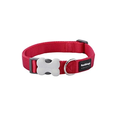 Imagen de Red Dingo Collar liso perro