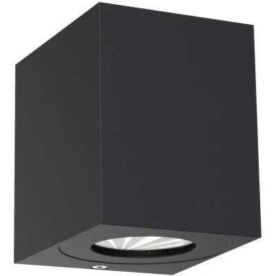 Imagen de Nordlux Canto Kubi 2 Lámpara LED para exteriores (2 x a 6 W, 500 lm, 3000 K, color negro)