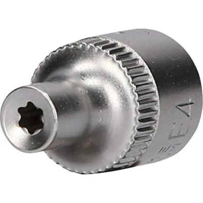 Imagen de BRILLIANT TOOLS BT021830 Llave de vaso Torx E 3/8&quot;, E4 [Powered by KS TOOLS]