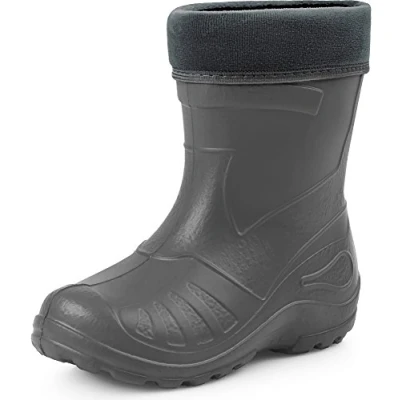Imagen de Ladeheid EVA Botas de Agua Unisexo Niños Niñas KL050 (Grafito, 25 EU)