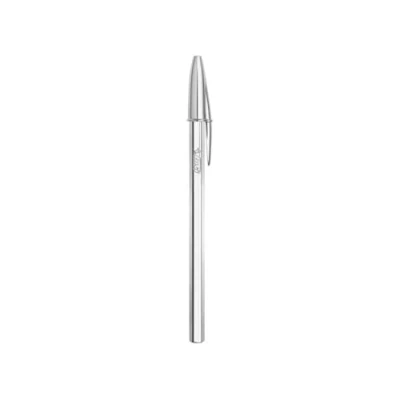 Imagen de BIC 207063 Bolígrafo Cristal Silver Medium Negro