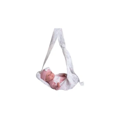 Imagen de Muñecas Antonio Juan Mi Pequeño Reborn Tufi con Fular portabebé
