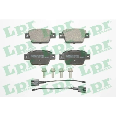 Imagen de LPR 05P1676 Juego de pastillas freno con tornillos FIAT: Stilo Hatchback, BRAVO 2, Multi Wagon, ALFA ROMEO: MiTo, LANCIA: DELTA 3