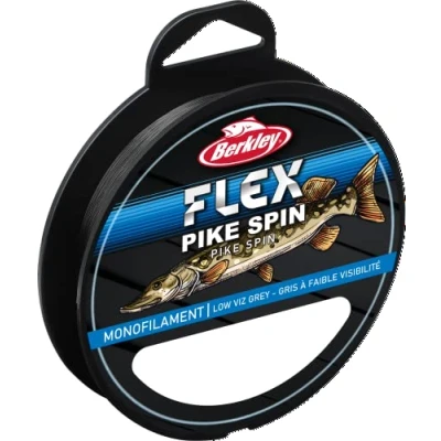 Imagen de BERKLEY Flex Pike Spin Monofilamento, Unisex, Gris Transparente, 0.22mm 3.65kg 8lb 300m 330yd