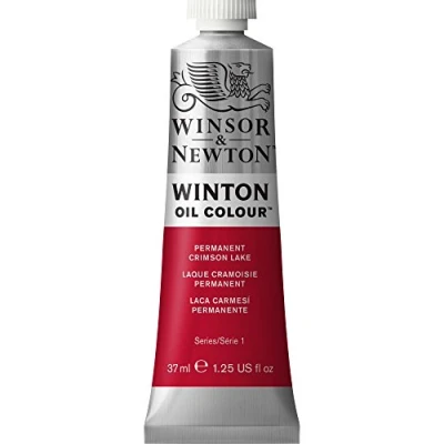Imagen de Winsor &amp; Newton Winton Tubo de Pintura al Óleo, 37 ML, Rojo (Laca carmesí Permanente)