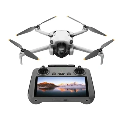 Imagen de Drone DJI Mini 4 Pro (DJI RC 2), Hasta 34 min, ActiveTrack 360, Detección de obstáculos, HDR en 4K/60 fps, Blanco