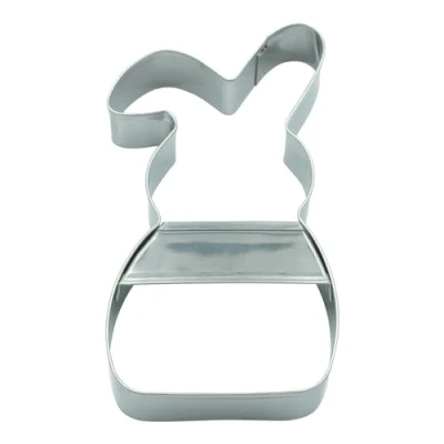 Imagen de BekkiB cortador de galletas &quot;Conejo&quot; Gran aprox. 11,5 x 6 cm Molde acero inoxidable apto Para lavavajillas hornear y pan jengibre 881462