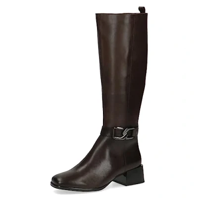 Imagen de CAPRICE 9 25525 41, Botines de tacón con cordones para Mujer, Marrón (Dk Brown Nappa), 42 EU