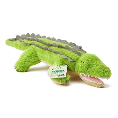 Imagen de Zappi Co Peluche 100% Reciclado de cocodrilo (38cm Largo) Suave, Mullido, ecológico, colección Animales para recién Nacidos Primer Hijo