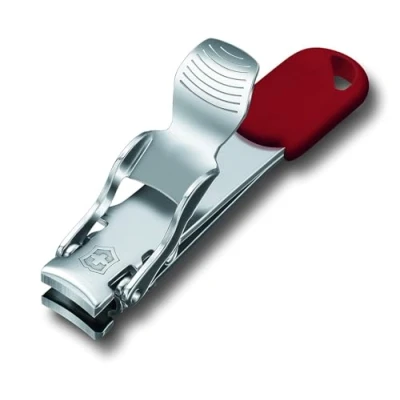 Imagen de Victorinox Nail Clipper cortaúñas con 2 funciones, y agujero para colgar un cordón, de color rojo