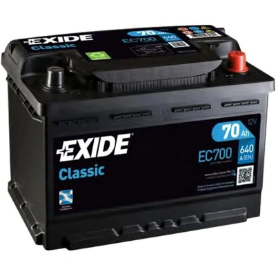 Imagen de EXIDE ContiClassic EC700 Batería de arranque 12V 70Ah 640A B13 BMW: 3 Berlina, Coupé, Touring, SEAT: Ibiza 4, Leon I Hatchback, III SC