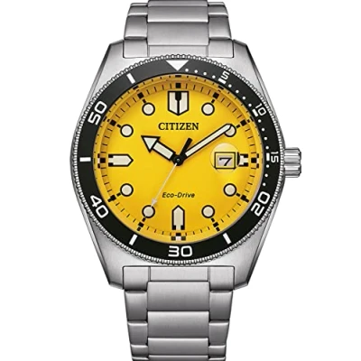 Imagen de Citizen Reloj Analógico para Hombres de Cuarzo japonés con Correa en Acero Inoxidable AW1760 81Z