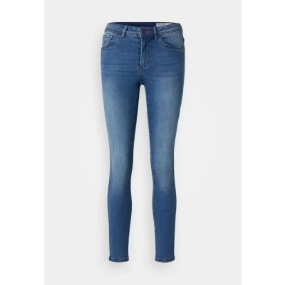 Imagen de Vero Moda Petite Vmtanya Piping Vaqueros pitillo, Mujer, Talla: XSx28, Medium blue denim