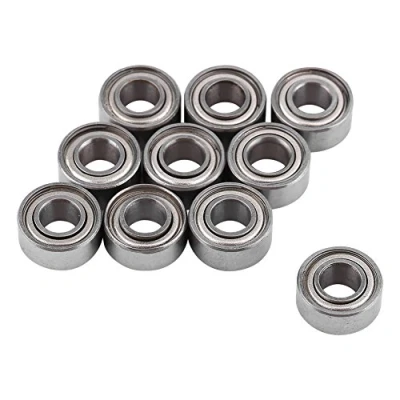 Imagen de 10 Piezas Rodamientos de Bolas, 5 x 11 mm 685ZZ Rígidos Bolas en Miniatura Acero Doble Blindaje