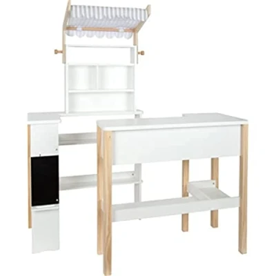 Imagen de small foot Tienda Fresh Madera, Juego de rol para niños, Modular a Partir 3 años, 12328