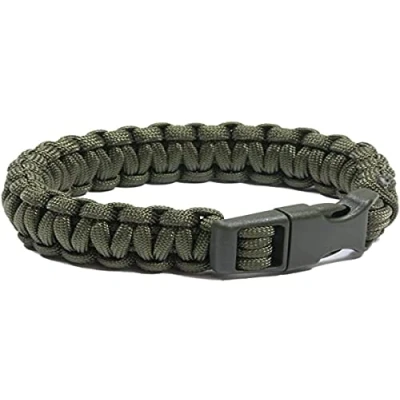 Imagen de Mil Tec Pulsera de paracaídas supervivencia ancha, color verde oliva