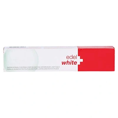 Imagen de edel+white Anti Plaque+ Pasta de dientes blanqueadora 3 x 75ml, paquete