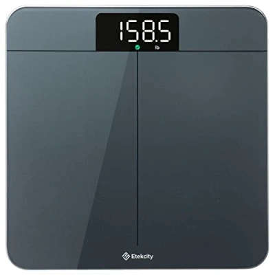 Imagen de Etekcity báscula para peso corporal, digital de baño personas, más precisa 0.04 libras, pantalla LED brillante y números transparentes grandes, calidad mejorada uso doméstico