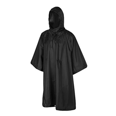 Imagen de Helikon Tex Poncho U.S. Model Poliéster, Negro, talla única grande