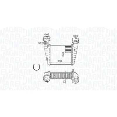 Imagen de MAGNETI MARELLI 351319205190 Intercooler VOLKSWAGEN: Passat B5 GP Variant, Berlina, Variant