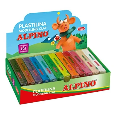 Imagen de Alpino DP000918 Plastilina, 12 unidades, multicolor