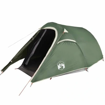 Imagen de vidaXL Tienda de campaña túnel para 2 Personas Impermeable Verde, campaña, Refugio Camping, jardín, jardín