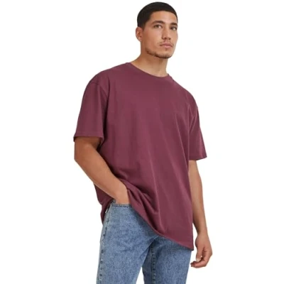 Imagen de Urban Classics Heavy Oversized Camiseta básica, Hombre, Talla: 3XL, Cherry