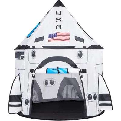 Imagen de JOYIN Tienda Campaña Infantil,Astronauta Espacial Tipi Infantil,Carpa Espacial,Plegable Carpa Infantil, Pop up Portátil Casa de Juegos para Interiores y Exteriores