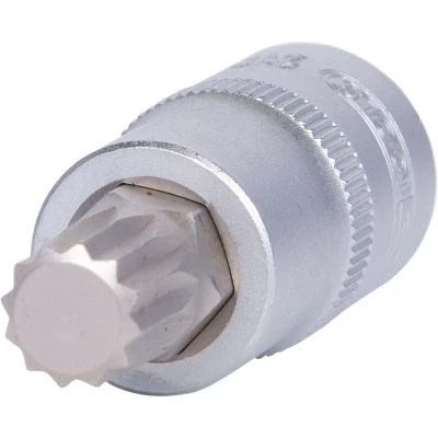 Imagen de KS TOOLS 911.1344 Piezas insertables de llave cubo DIN3120, ISO1174 M12 Acero cromo vanadio dentado interior, exterior moleteado norauto,