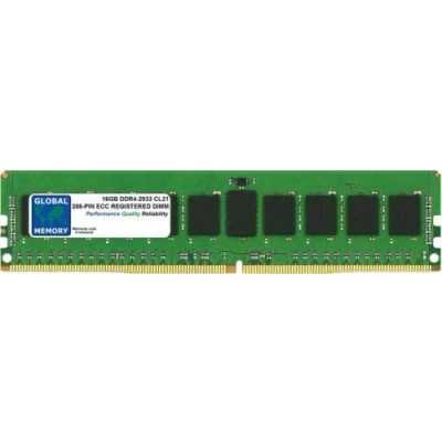 Imagen de 16GB DDR4 2933MHz PC4 23400 288 PIN ECC REGISTRADO DIMM (RDIMM) Memoria RAM para SERVIDORES/Estaciones DE Trabajo/Placas Base
