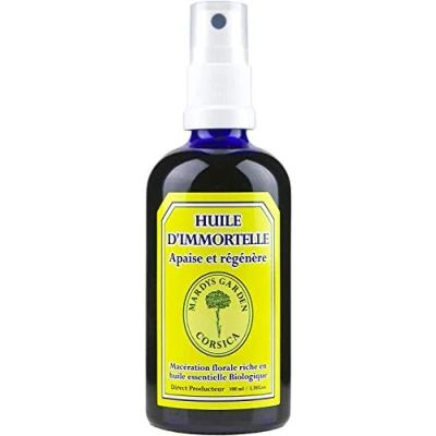 Imagen de Aceite Corporal Immortelle 100ml Calma y Regenera Macerado Oleoso para Masaje Hecho en Córcega