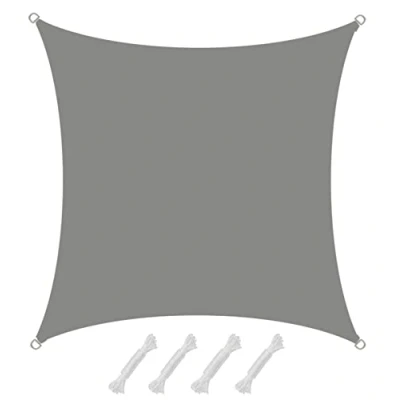 Imagen de AMANKA 98% Protección UV: Toldo Vela Rectangular 3x3 Impermeable para Exterior Tela Sombra Pergola Solar Lona Camping Toldos de Piscinas 6m