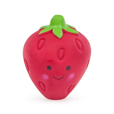 Imagen de Petface Juguete masticable Suave de látex Fresa para Perro, Grande