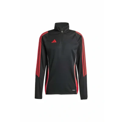 Imagen de adidas Performance TIRO 24 Camiseta de manga larga Black pure ruby, Hombre, Talla: Large, ruby