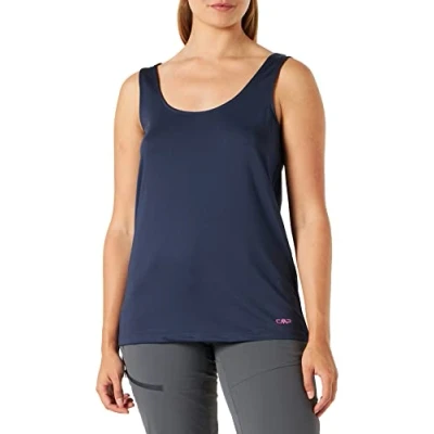 Imagen de CMP Camiseta de tirantes jersey elástico para mujer, Azul, XXS