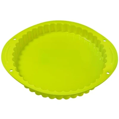 Imagen de webake Molde de Quiche ∅24 cm Tarta para Flan Cake Redondo, Silicona, Cocina