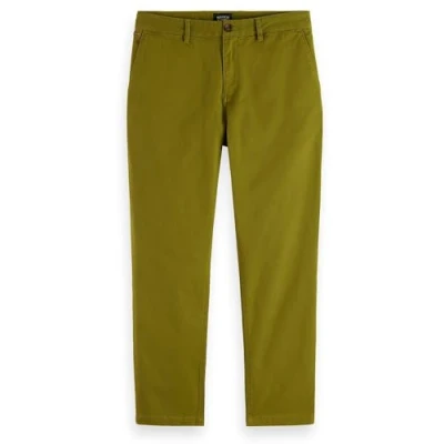 Imagen de Scotch &amp; Soda Drift Regular Tapered Pantalones chinos, Hombre, Talla: 28x32, Moss green