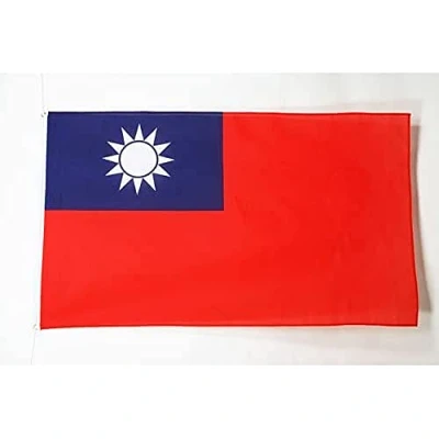 Imagen de AZ FLAG Bandera Taiwán 90x60 cm Taiwanés 100% Poliéster Con Ojales de Metal integrados 50g Colores Vivos Y Resistente A La Decoloración