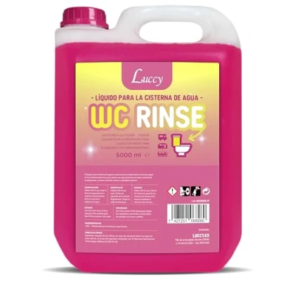 Imagen de LUCCY WC Rinse Aditivo para Cisterna del Inodoro Limpieza y Desinfección de la Taza (5 Litros)