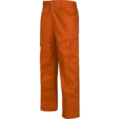 Imagen de Work Team Pantalón. Elástico en cintura, multibolsillos: dos bolsos laterales perneras. HOMBRE Naranja 48