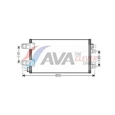 Imagen de PRASCO RTA5443 Condensador 11,7 11,1 Aluminio 710 R 134 a RENAULT: MASTER 2 Kasten, Bus, Pritsche/Fahrgestell