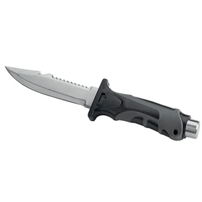 Imagen de SEAC Hammer, Cuchillo de Buceo y Pesca Submarina, Unisex Adulto, Negro, Talla Única