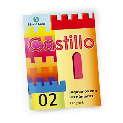 Imagen de Castillo Juguemos CON LOS números 02. el 3 y 4. Cuaderno de matemáticas. Educación infantil. (JUGUEMOS NUMEROS)