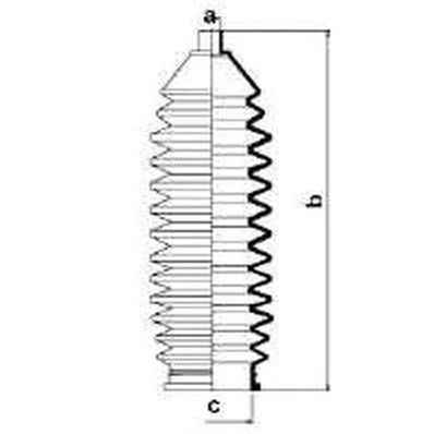 Imagen de SPIDAN 83961 Fuelle de Dirección Caucho para abrazadera cables, acero fino