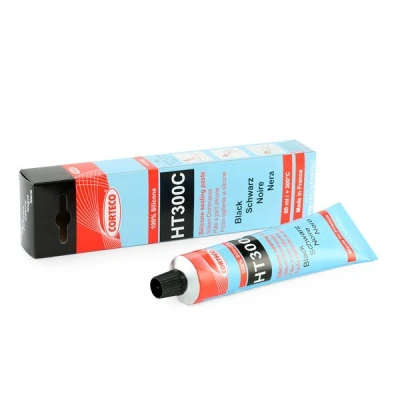Imagen de CORTECO HT300C Material de estanqueidad Silicona 80 negro VOLKSWAGEN: Touran I, Golf 4, Multivan 5 (7HM, RENAULT: MEGANE 1 Cabriolet, CLIO 2, 3