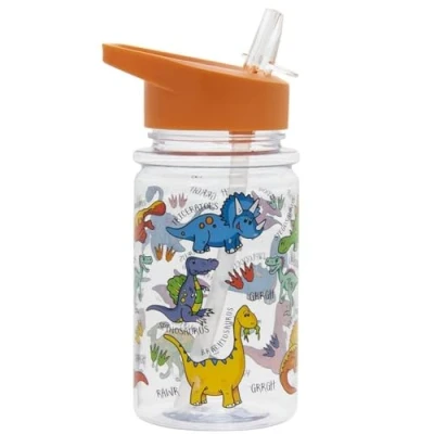 Imagen de Lesser &amp; Pavey Botella Infantil de Dinosaurio, 1 Pieza, Multicolor, 400 ml Accesorio, Height 17cm